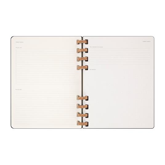 Agenda 12 mesi, 2025 Moleskine, Spirale, XL, Nero, Copertina Rigida - 20,4 x 25,2 cm - 8