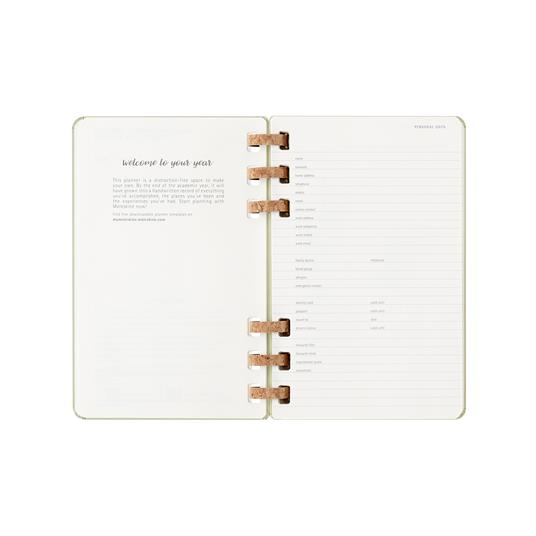 Agenda 12 mesi, 2025 Moleskine, Spirale, L, Kiwi, Copertina Rigida - 13 x 21 cm - 4
