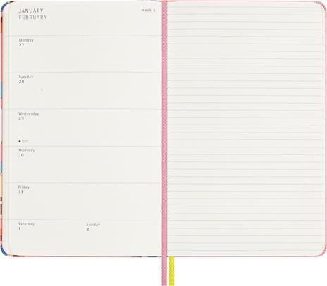 Agenda Moleskine Sakura Planners, 18 mesi, Limited Edition, Sakura Maruko, settimanale, No Box, Large - 13x21 cm - 4