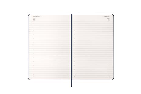Agenda giornaliera Moleskine 2026, 12 mesi, Large, Copertina rigida, Blu zaffiro - Large 13x21 - 3
