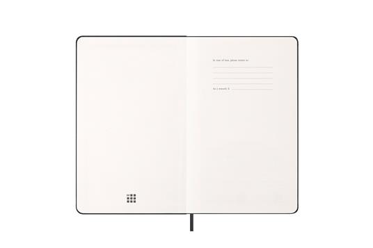Agenda giornaliera Moleskine 2026, 12 mesi, Large, Copertina rigida, Nero - Large 13x21 - 2