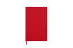 Agenda giornaliera Moleskine 2025-26, 12 mesi, Large, Copertina rigida, Rosso scarlatto - Large 13x21