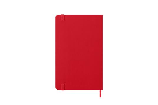 Agenda giornaliera Moleskine 2026, 12 mesi, Large, Copertina rigida, Rosso scarlatto - Large 13x21 - 6