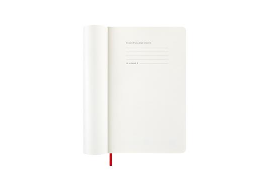 Agenda giornaliera Moleskine 2026, 12 mesi, Large, Copertina morbida, Rosso scarlatto - Large 13x21 - 2