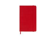 Agenda giornaliera Moleskine 2026, 12 mesi, Pocket, Copertina rigida, Rosso scarlatto - Pocket 9x14