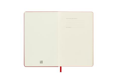 Agenda giornaliera Moleskine 2026, 12 mesi, Pocket, Copertina rigida, Rosso scarlatto - Pocket 9x14 - 2