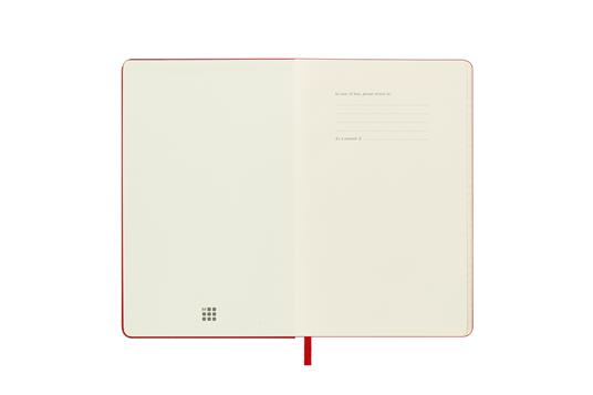 Agenda giornaliera Moleskine 2026, 12 mesi, Pocket, Copertina rigida, Rosso scarlatto - Pocket 9x14 - 2