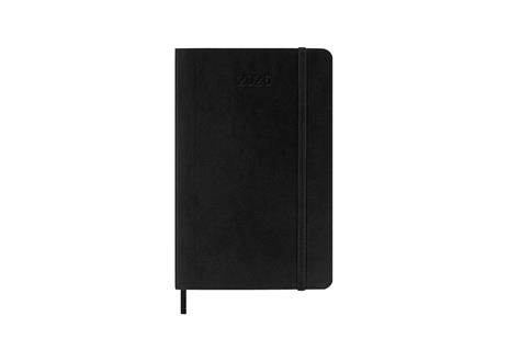 Agenda giornaliera Moleskine 2025-26, 12 mesi, Pocket, Copertina morbida, Nero - Pocket 9x14