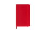 Agenda giornaliera Moleskine 2025-26, 12 mesi, Pocket, Copertina morbida, Rosso scarlatto - Pocket 9x14