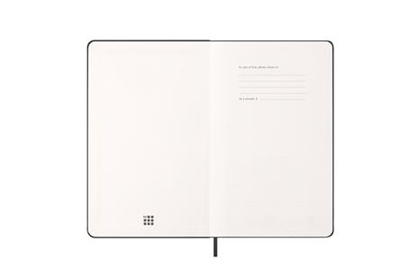 Agenda settimanale Moleskine 2025-26, con spazio per note 12 mesi, Large, Copertina rigida, Nero - Large 13x21 - 2