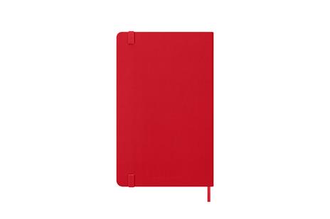 Agenda settimanale Moleskine 2026, con spazio per note 12 mesi, Large, Copertina rigida, Rosso scarlatto - Large 13x21 - 6