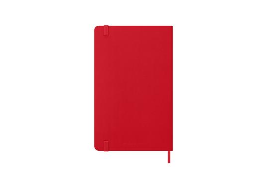 Agenda settimanale Moleskine 2026, con spazio per note 12 mesi, Large, Copertina rigida, Rosso scarlatto - Large 13x21 - 6