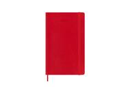 Agenda settimanale Moleskine 2025-26, con spazio per note 12 mesi, Large, Copertina morbida, Rosso scarlatto - Large 13x21