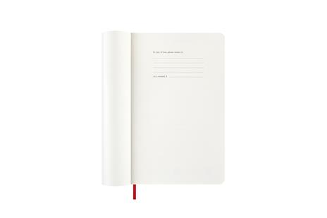 Agenda settimanale Moleskine 2025-26, con spazio per note 12 mesi, Large, Copertina morbida, Rosso scarlatto - Large 13x21 - 2