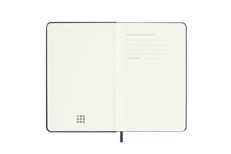 Agenda settimanale Moleskine 2025-26, con spazio per note 12 mesi, Pocket, Copertina rigida, Blu zaffiro - Pocket 9x14 - 2