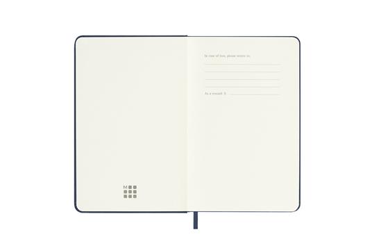 Agenda settimanale Moleskine 2025-26, con spazio per note 12 mesi, Pocket, Copertina rigida, Blu zaffiro - Pocket 9x14 - 2