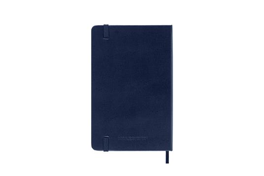 Agenda settimanale Moleskine 2025-26, con spazio per note 12 mesi, Pocket, Copertina rigida, Blu zaffiro - Pocket 9x14 - 6