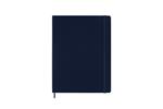 Agenda settimanale Moleskine 2025-26, con spazio per note 12 mesi, XL, Copertina rigida, Blu zaffiro - XL 19x25