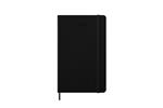 Agenda settimanale Moleskine 2025-26, orizzontale 12 mesi, Large, Copertina rigida, Nero - Large 13x21
