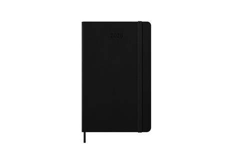 Agenda settimanale Moleskine 2026, orizzontale 12 mesi, Large, Copertina rigida, Nero - Large 13x21
