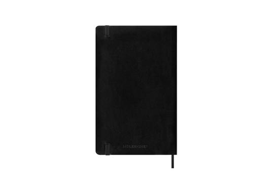 Agenda settimanale Moleskine 2026, orizzontale 12 mesi, Large, Copertina morbida, Nero - Large 13x21  - 6