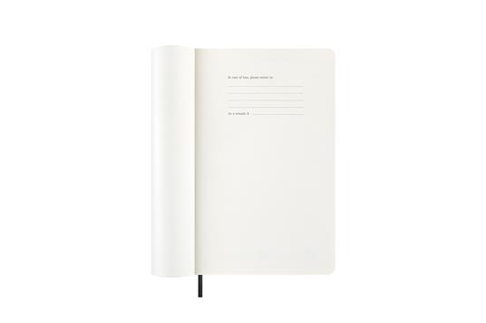 Agenda mensile Moleskine 2025-26, 12 mesi, Large, Copertina morbida, Nero - Large 13x21 - 2