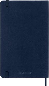 Agenda settimanale Moleskine 2025-26, con spazio per note 18 mesi, Large, Copertina rigida, Blu zaffiro - Large 13x21