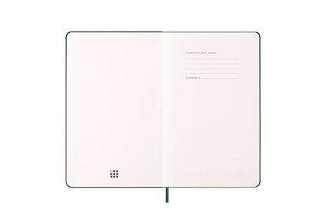Agenda settimanale Moleskine 2025-26, con spazio per note 12 mesi, Large, Copertina rigida, Verde mirto - Large 13x21 - 2