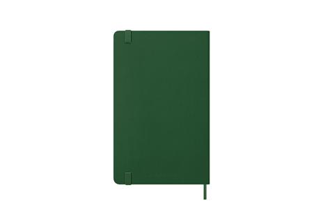Agenda settimanale Moleskine 2025-26, con spazio per note 12 mesi, Large, Copertina rigida, Verde mirto - Large 13x21 - 6
