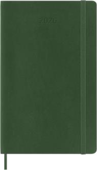 Agenda settimanale Moleskine 2026, con spazio per note 12 mesi, Large, Copertina morbida, Verde mirto - Large 13x21 