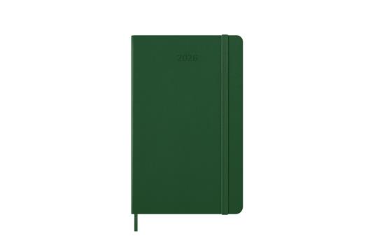 Agenda giornaliera Moleskine 2025-26, 12 mesi, Large, Copertina rigida, Verde mirto - Large 13x21