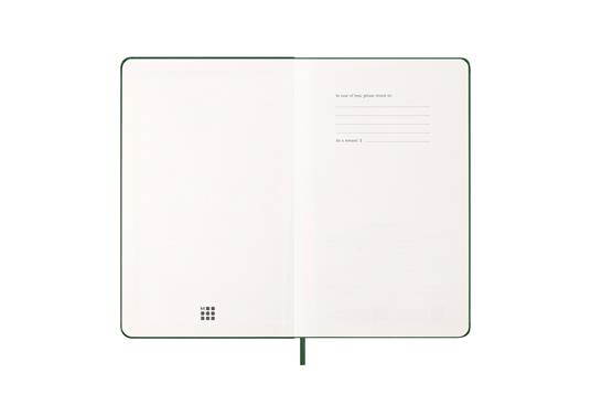 Agenda giornaliera Moleskine 2025-26, 12 mesi, Large, Copertina rigida, Verde mirto - Large 13x21 - 2