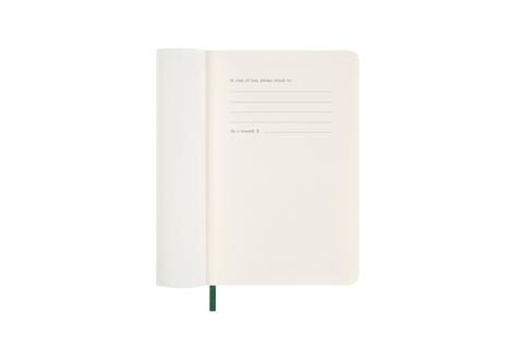 Agenda giornaliera Moleskine 2026, 12 mesi, Pocket, Copertina morbida, Verde mirto - Pocket 9x14 - 2