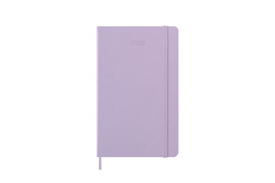 Agenda giornaliera Moleskine 2025-26, 12 mesi, Large, Copertina rigida, Pastel Lilac - Large 13x21