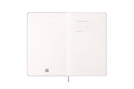 Agenda giornaliera Moleskine 2025-26, 12 mesi, Large, Copertina rigida, Pastel Lilac - Large 13x21 - 2