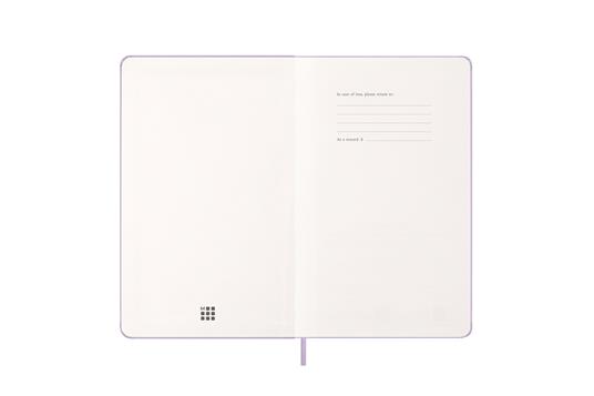 Agenda giornaliera Moleskine 2025-26, 12 mesi, Large, Copertina rigida, Pastel Lilac - Large 13x21 - 2