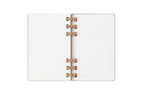 Agenda con rilegatura a spirale 2026 Moleskine. Color nocciola - Large 13x21  - 14