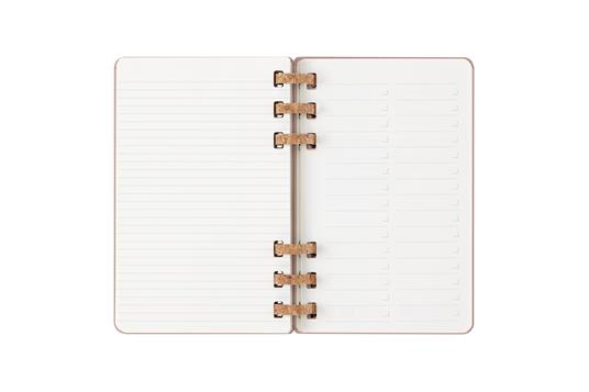 Agenda con rilegatura a spirale 2026 Moleskine. Color nocciola - Large 13x21  - 14
