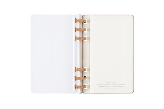 Agenda con rilegatura a spirale 2026 Moleskine. Color nocciola - Large 13x21  - 17