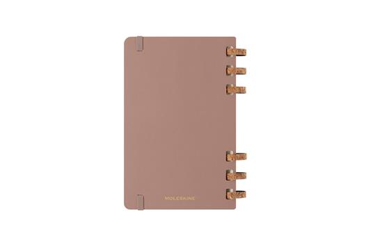 Agenda con rilegatura a spirale 2026 Moleskine. Color nocciola - Large 13x21  - 19
