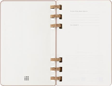 Agenda con rilegatura a spirale 2026 Moleskine. Color nocciola - Large 13x21  - 2