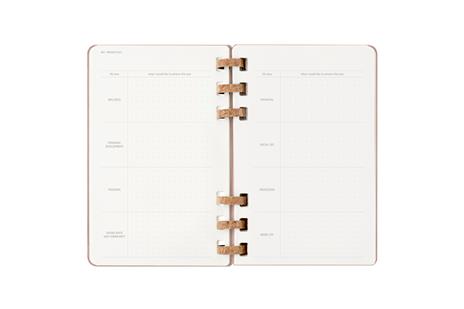 Agenda con rilegatura a spirale 2026 Moleskine. Color nocciola - Large 13x21  - 7