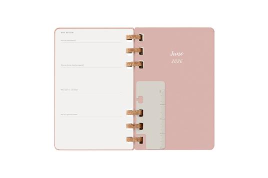 Agenda con rilegatura a spirale 2026 Moleskine. Color nocciola - Large 13x21  - 9