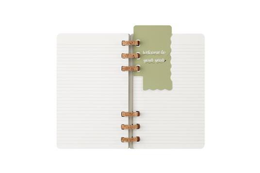 Agenda con rilegatura a spirale 2025-26 Moleskine. Nero - Large 15x21 - 13