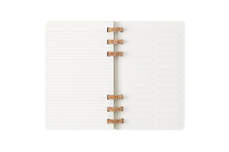Agenda con rilegatura a spirale 2025-26 Moleskine. Nero - Large 15x21 - 14