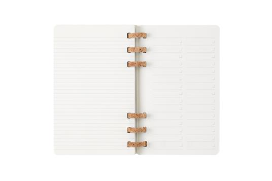 Agenda con rilegatura a spirale 2025-26 Moleskine. Nero - Large 15x21 - 14