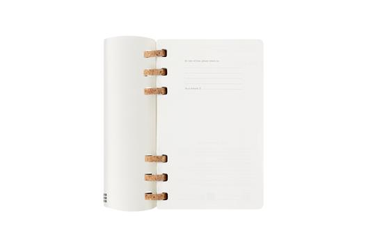 Agenda con rilegatura a spirale 2025-26 Moleskine. Nero - Large 15x21 - 3