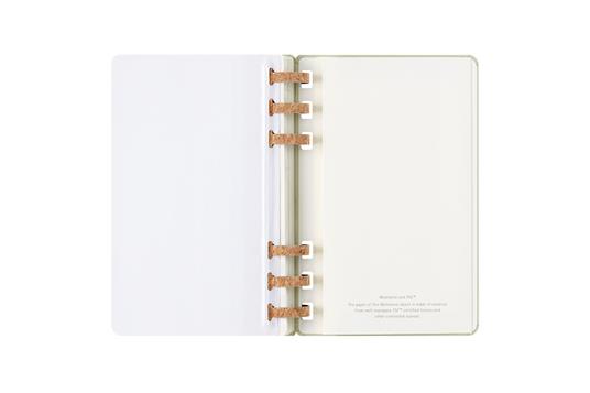 Agenda con rilegatura a spirale 2025-26 Moleskine. Verde kiwi - Large 15x21 - 16