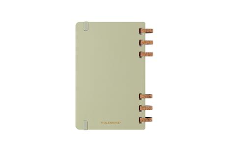 Agenda con rilegatura a spirale 2025-26 Moleskine. Verde kiwi - Large 15x21 - 18
