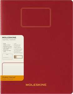 Cartoleria Moleskine Student cahier - taccuino XXL ruled red, rosso Moleskine